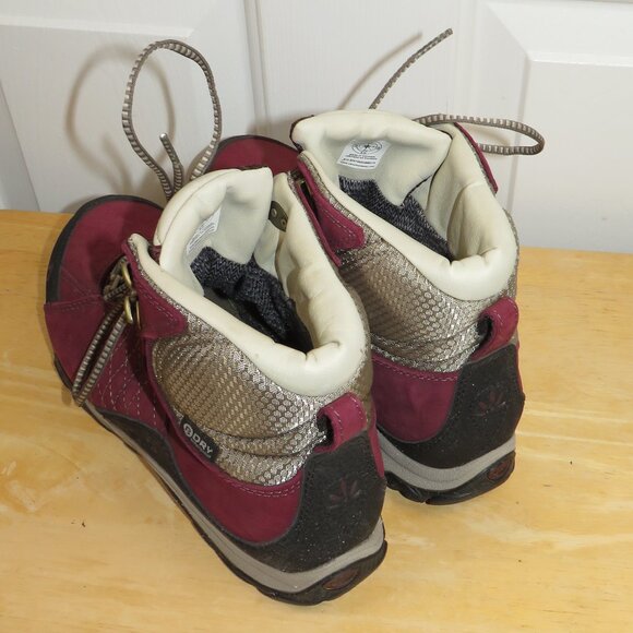 Oboz Women’s Sapphire Mid B-Dry Waterproof Hiking Boots Size 8.5 in Boysenberry - Picture 4 of 8